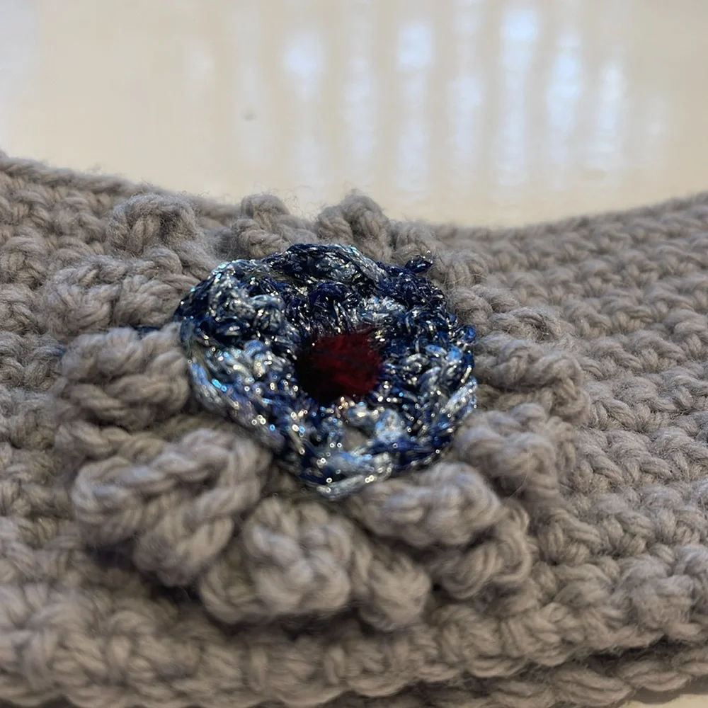 Hand knit headband